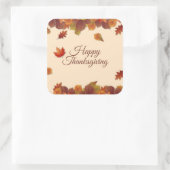 Eenvoudige herfstbladeren Thanksgiving | Sticker S (Tas)