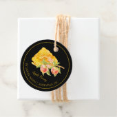 Eenvoudige Honeycomb Apple Infused Honey Hang Labe Bedankjes Labels (In situ)