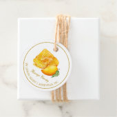 Eenvoudige Honeycomb Mango Geïnfundeerde Honey Han Bedankjes Labels (In situ)