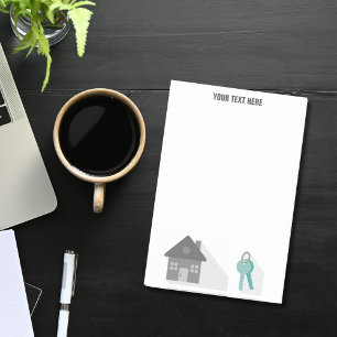Eenvoudige House Keys Real Estate Agent Post-it® Notes