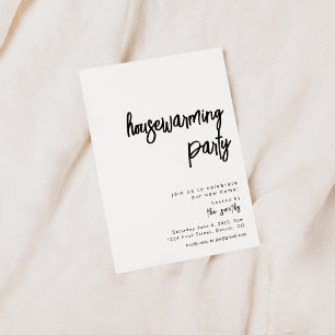 Eenvoudige Housewarming Party uitnodiging