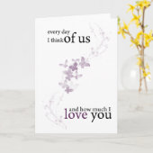 eenvoudige I houdt van u kaardt Kaart (Gele Bloem)