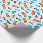 Eenvoudige illustraties van auto's Verpakkingspapi Cadeaupapier (Hoek)