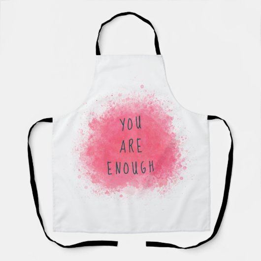 Eenvoudige informatie U bent voldoende bevestigend Schort (Voorkant)