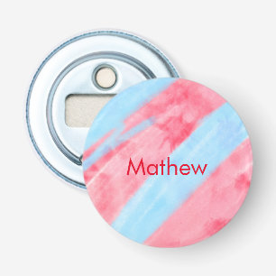 eenvoudige initiaal letter monogram toevoegen jouw button flesopener