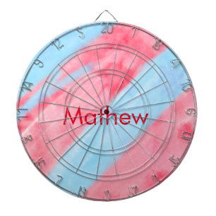 eenvoudige initiaal letter monogram toevoegen jouw dartbord