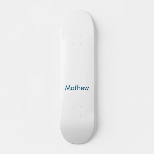eenvoudige initiaal letter monogram voeg uw naam l skateboard