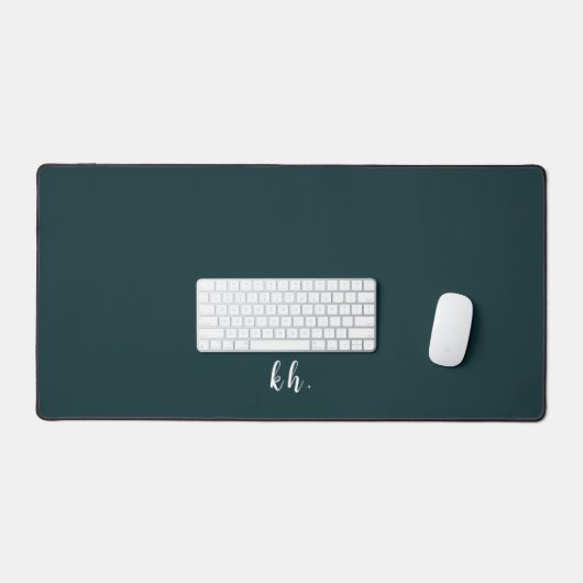 Eenvoudige Initialen Elegant Cursive Script Dark B Bureaumat (Keyboard & Muis)