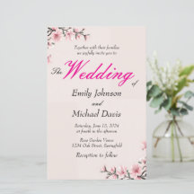 Eenvoudige Japanse kersenbloesem bruiloft