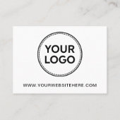 Eenvoudige kaarszorginstructies / voeg uw Logo toe Visitekaartje (Achterkant)