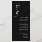 Eenvoudige kaarten in het menu Band en Wit Weddens (Voorkant)