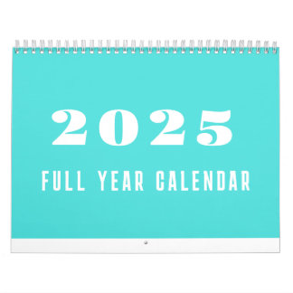Eenvoudige kalender 2025 minimalistisch