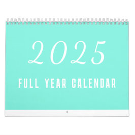 Eenvoudige kalender 2025 minimalistisch