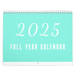 Eenvoudige kalender 2025 minimalistisch