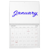 Eenvoudige kalender 2025 minimalistisch (Jan 2026)