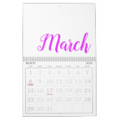 Eenvoudige kalender 2025 minimalistisch (Mar 2026)