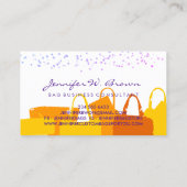 Eenvoudige kalligrafie Kassy Mode consultant Bags Visitekaartje (Achterkant)