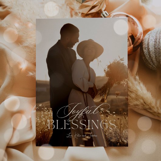 Eenvoudige kalligrafie Script Moderne minimalistis Feestdagenkaart