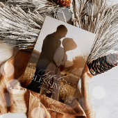 Eenvoudige kalligrafie Script Moderne minimalistis Feestdagenkaart