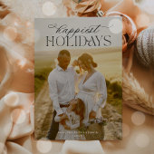 Eenvoudige kalligrafie Script Moderne minimalistis Feestdagenkaart