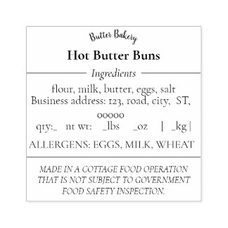 Eenvoudige katoenwet Rubber Stempel