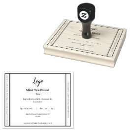 Eenvoudige katoenwet Rubber Stempel