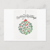 Eenvoudige kerst briefkaarten (Voorkant)