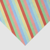 Eenvoudige Kerst Kleurrijke Strepen Tissuepapier (Detail)