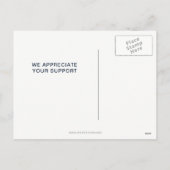 Eenvoudige kerstadvocaat feestdagenkaart (Achterkant)