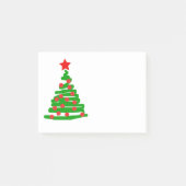 Eenvoudige Kerstboom Post-it® Notes (Voorkant)