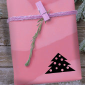 Eenvoudige kerstboom vakantie decoratie rubberstempel