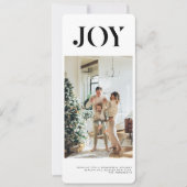 Eenvoudige kerstfeestfoto voor Collage | Joy (Voorkant)