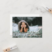 Eenvoudige kerstfoto, leuk kaart (Voorkant / Achterkant in situ)