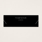 Eenvoudige ketting-schermkaart mini visitekaartjes (Voorkant)