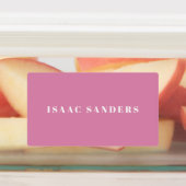 Eenvoudige Kinder naam regenboogwaterdicht Labels (Aangebracht)