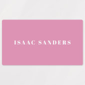 Eenvoudige Kinder naam regenboogwaterdicht Labels (Design 1)