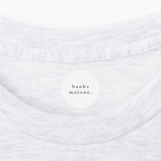 Eenvoudige Kinder naam Waterdicht Kleding Labels (Aangebracht)