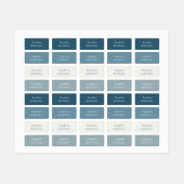 Eenvoudige Kinder naam Waterdicht Kleding Labels (Vel)