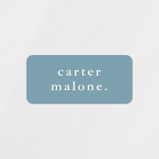 Eenvoudige Kinder naam Waterdicht Kleding Labels (Design 2)