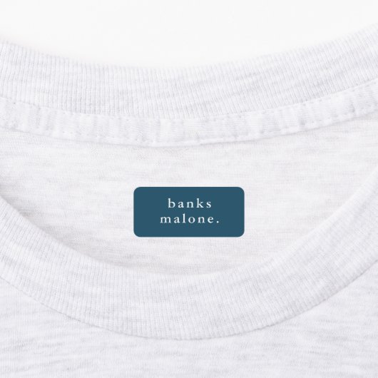 Eenvoudige Kinder naam Waterdicht Kleding Labels (Aangebracht)