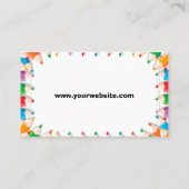 Eenvoudige kinderopvang Visitekaartjes (Achterkant)