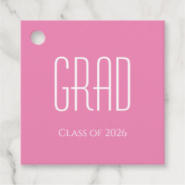 Eenvoudige Klasse van 2025 Graduation Party Schatt Bedankjes Labels