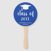 Eenvoudige Klasse van Mortel Board Modern Afstuder Handwaaier (Achterkant)