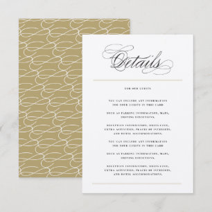 Eenvoudige klassieke bars minimalistische bruiloft kaart