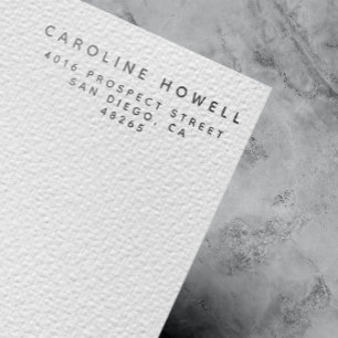 Eenvoudige, klassieke minimalistische 'Moderne' Re Zelfinktende Stempel