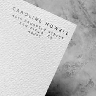 Eenvoudige, klassieke minimalistische 'Moderne' Re Zelfinktende Stempel