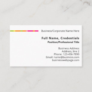Eenvoudige kleur Modern Business Corporate Logo, M Visitekaartje