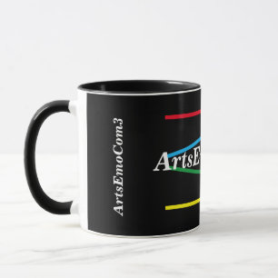 Eenvoudige kleuren-Logo Mok