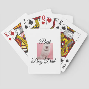 Eenvoudige kleurrijke dier naam toevoegen foto hon pokerkaarten