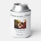 Eenvoudige kleurrijke minimale liefhebbende geheug blikjeskoeler (Blikje Voorkant)